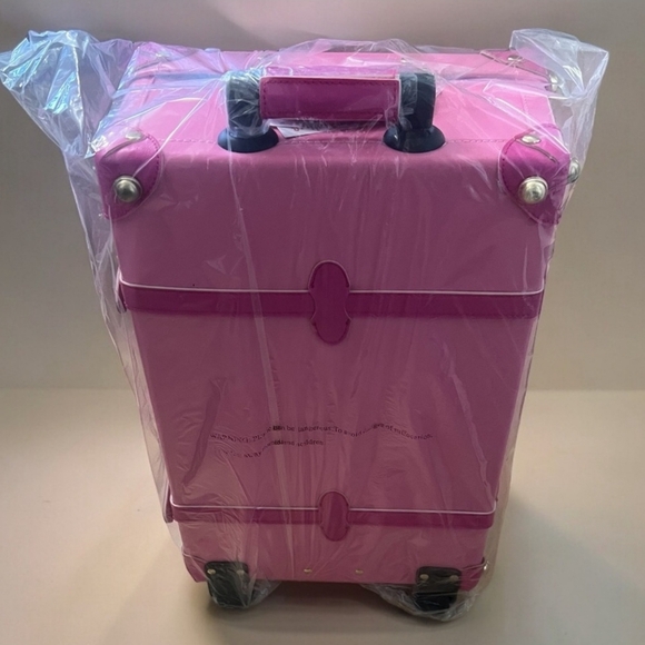 LAST ONE! NWT Bibbidi Bobbidi Boutique Disney World Parks Luggage Trunk PINK - Picture 3 of 13